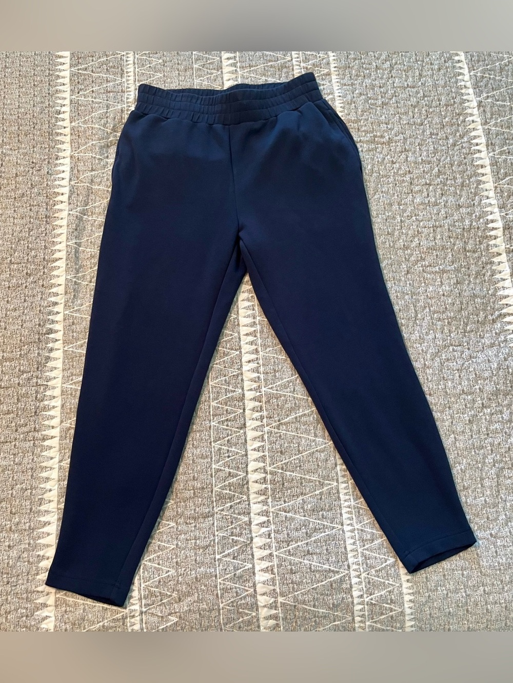 Varley DoubleSoft Relaxed Jogger Sweatpants Navy Size Medium